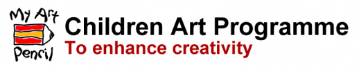 My Art Pencil logo and tagline: children art programme to enhance creativity