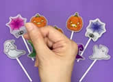 Children art classes video: Shrink plastic lollipops class for Children's Day and Halloween.